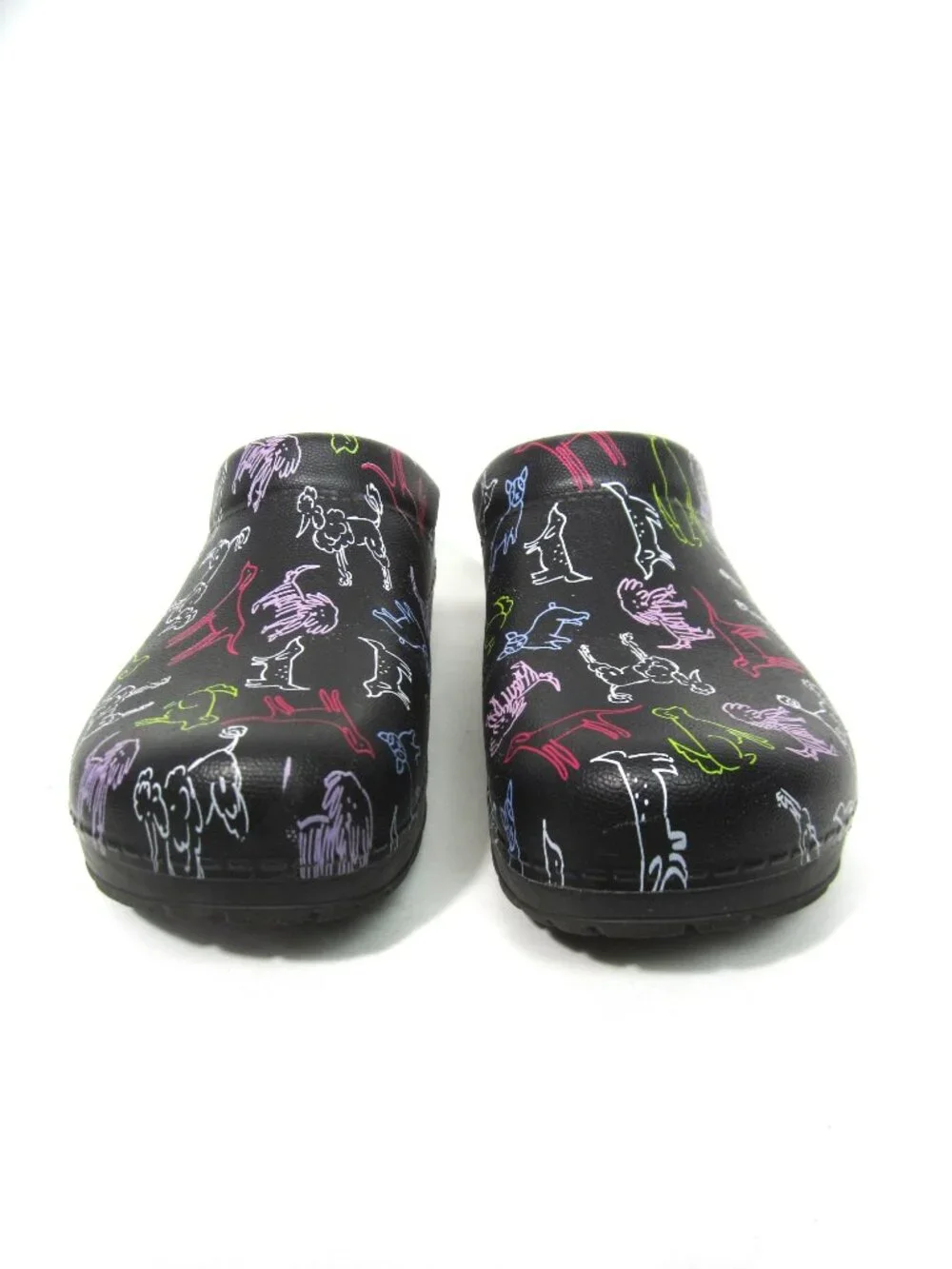 Dansko Kane Dog Lover Print EVA Clogs Size 39 US 8.5 9 Vet Groomer Waterproof - Picture 5 of 11